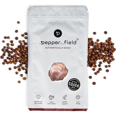 Pepper Field Kampotský Pepř červený doypack 20 g – Zbozi.Blesk.cz