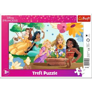 Trefl - Puzzle Disney Princess: Smiling Power - 1 - 39 piese