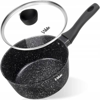 Rendlík s granitovým povrchem a skleněnou poklicí GRANITICA 16 cm, 1,1 l, Vilde, 199140.