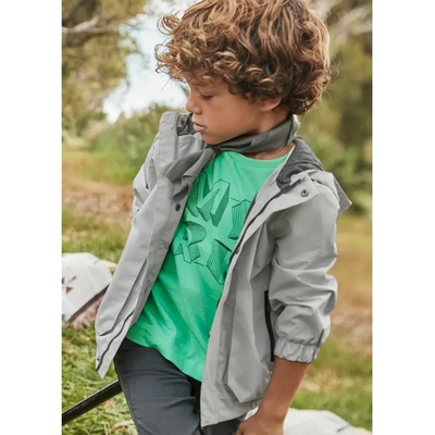 MAYORAL Яке против вятър "athletics" в светло сив цвят за мини момче Майорал