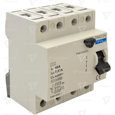 Tracon 4P 16A 30mA 6kA AC TFV4-16030