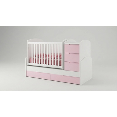 Дейзи Нов Бебешка кошара Съни бял+розов