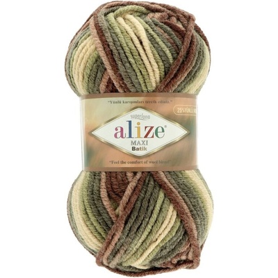 Superlana Maxi Batik 7804 zeleno hnedá