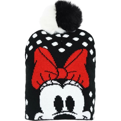 dívčí zimní čepice Minnie Mouse HS4042 černá
