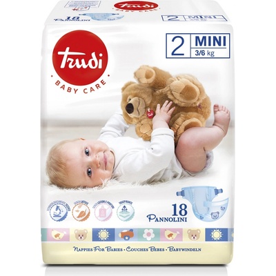 Trudi Baby Dry Fit Mini 3-6 kg 21 ks