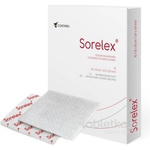 SORELEX antimikrobiálne krytie na rany 10 x 10 cm 10 ks