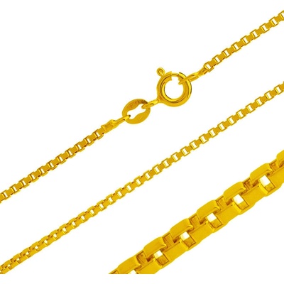 Argento Pozlacený stříbrný řetízek 15333