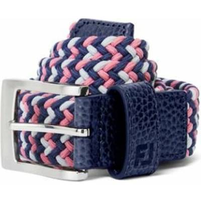 FootJoy Braided opasek dark denim/pink lemonade/skyway