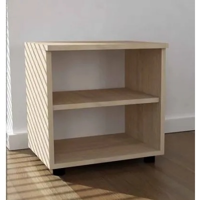 Нощно шкафче Комо 1 с рафт 45x35x38 см Дъб сонома