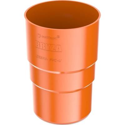 Bryza PVC spojka zvodovej rúry 63 mm RAL 8004 tehlovo červená