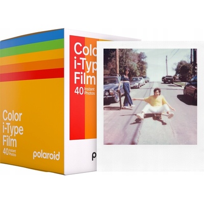 Polaroid Color i-Type Film 5-balenie (40 fotografií) biely rámček
