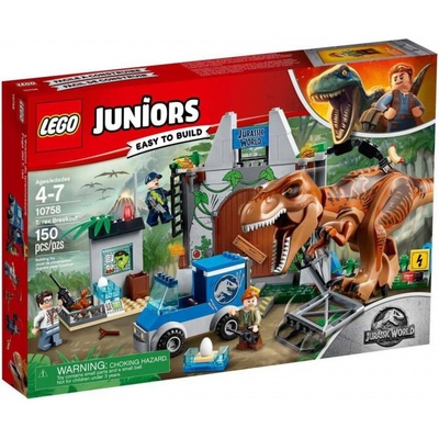 LEGO® Juniors 10758 Jurský svět T. rex Breakout – Hledejceny.cz
