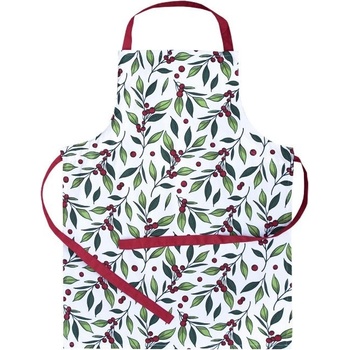 SCANquilt zástěra Dekoro bobule zelenočervená