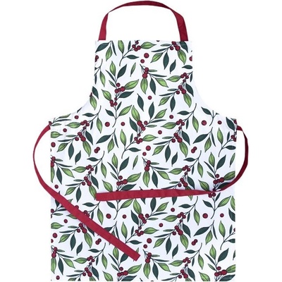 SCANquilt zástěra Dekoro bobule zelenočervená