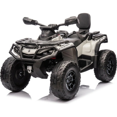 Mamido Detská elektrická štvorkolka Can-Am Outlander ATV sivá
