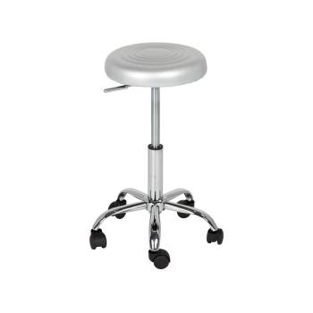 Carmen Табуретка с колелца Carmen 3075 - сребърен