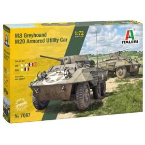 Italeri Комплект модел военен 7087 - M8 Greyhound / M20 (1: 72) (33-7087)