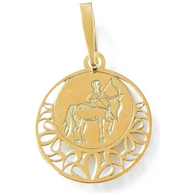 Zlatnictví Zlatíčko Zlatý přívěsek znamení Střelec kolečko 000.00115