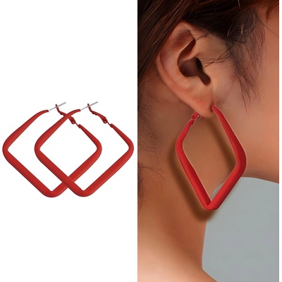 HARAHU Обеците al-27463 - Червена kp27463 (al-27463)