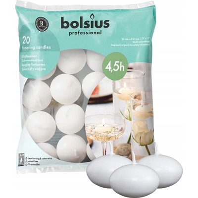 Bolsius plávajúce 20ks