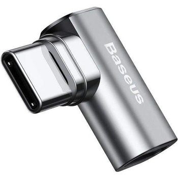 Baseus Mini Magnetic USB-C Charging Adapter 86W - USB-C към USB-C магнитен адаптер за MacBook и устройства с USB-C порт (тъмносив)