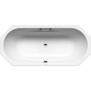 KALDEWEI Ambiente - Вана Vaio Duo 8 953, 180x80 см, с отвори за дръжки, противоплъзгаща повърхност, Perl-Effekt, бяла 233310223001 (233310223001)