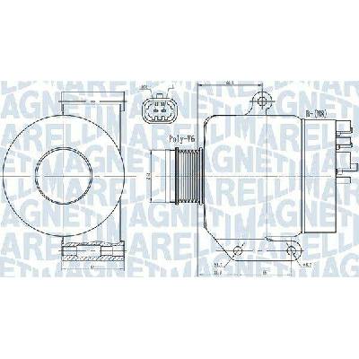 Generátor MAGNETI MARELLI 063731987010