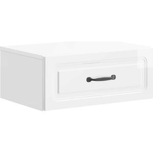 vidaXL Спален шкаф с монтаж на стена Бял гланц 49 x 34, 5 x 20 см (899303)