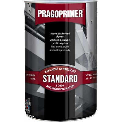 Pragoprimer Standard S2000 základní barva na ková 4L šedá