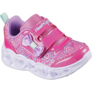 Skechers Маратонки Skechers Kids Heart Lights Boogie Land Light Up Trainers - Pink