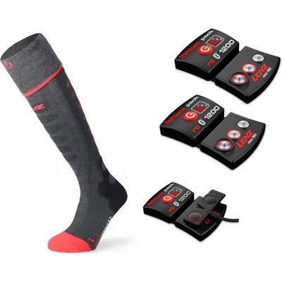 Lenz Heat Sock 5.1 Toe Cap vyhřívané ponožky anthracite/red – Zboží Dáma Lenz Heat Sock 5.1 Toe Cap vyhřívané ponožky anthracite/red – Zboží Dáma