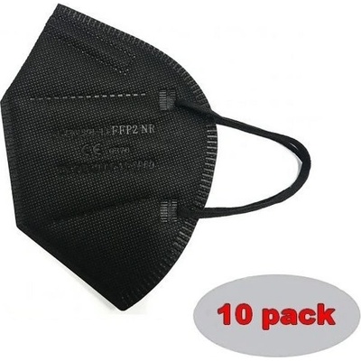 NanoCare respirátor FFP2 černý 10 ks