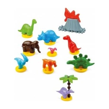 Marioinex Комплект 25 фигурки на динозаври Marioinex 903735, Многоцветен, 26 см