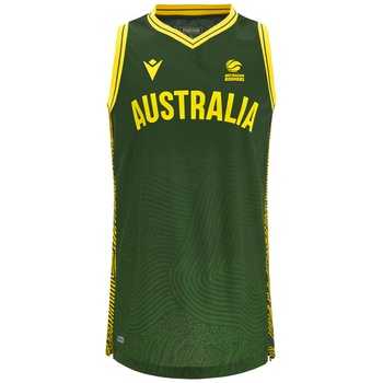 macron Мъжка фланелка Australia Basketball macron Indegenous Men Jersey 58563692