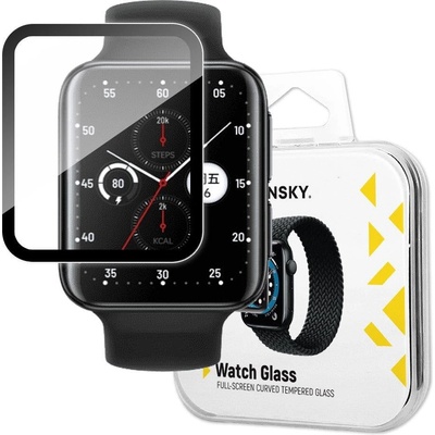 Wozinsky Хибриден скрийн протектор от закалено стъкло Wozinsky за Oppo Watch 2 46 mm, черен (9145576261835)