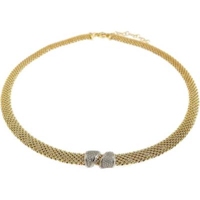 InfinitySilver Luxusný pozlátený náhrdelník s ozdobami SN24002142+
