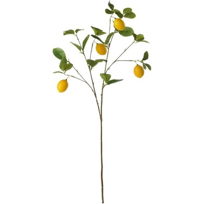Dekoračná umelá vetvička s citrónmi Lemon Branch - 23*8*84 cm - J-Line by Jolipa