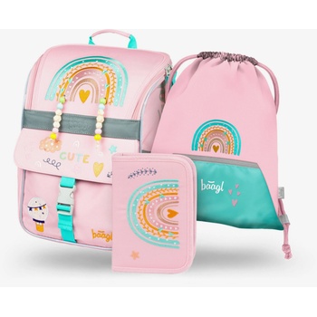 BAAGL Zippy Ученически комплект BAAGL | Rozov | Момичешки | ЕДИН РАЗМЕР