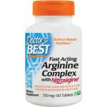 Doctor's Best Fast Acting Arginine Complex | With Nitrosigine 750 mg [60 Таблетки]