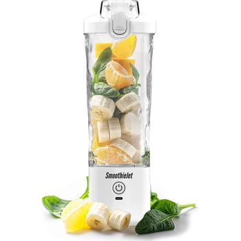 SmoothieJet přenosný USB smoothie mixér 600 ml - voděodolný - model 2023 Bílá