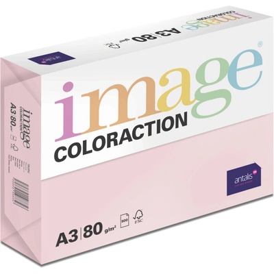 Papír Image Coloraction A4 80 g 500 Tropic pastelově růžová OPI74