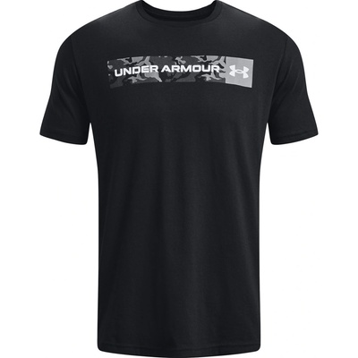 Under Armour tričko UA Camo Chest Stripe SS čierne