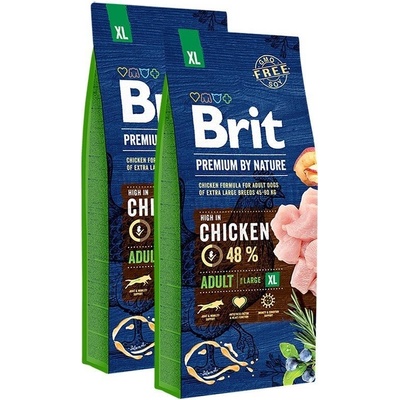 Brit Premium by Nature Adult XL 2 x 15 kg