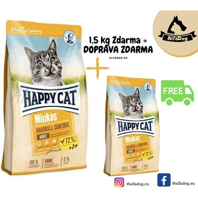 Happy Cat Minkas Hairball Control Geflügel 10 kg