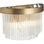 Endon Lighting 119125 - Настенно осветително тяло CLERMONT 2xE14/6W/230V месинг (EN0499)