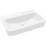 Villeroy & Boch O. novo - Умивалник за монтаж върху плот, 60x46 см, без преливник, без отвор за смесител, алпийско бяло 4A416F01 (4A416F01)