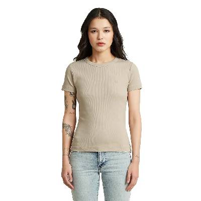 Тениска G-Star D28723-E527 short sleeve T-shirt - Beige (Dark Brick)