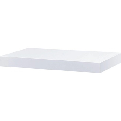 Autronic Nástěnná polička 40 cm P-023 WT - bílá s vysokým leskem