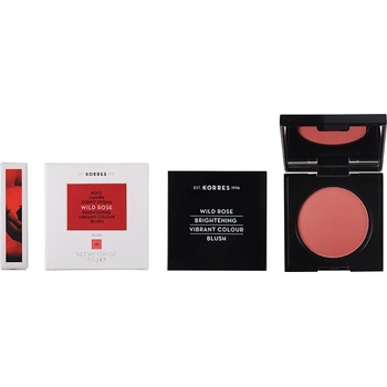 Image 1 of KORRES Кадифен озаряващ руж , Korres Wild Rose Brightening Vibrant Colour 46 Bright Coral