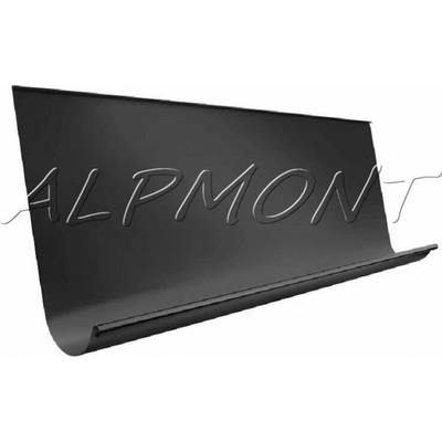 Okapový žlab nástřešní r.š.670mm pozinkovaný Lakovaný RAL 9010 bílá dl.4m